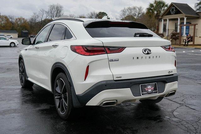 used 2022 INFINITI QX55 car, priced at $25,500