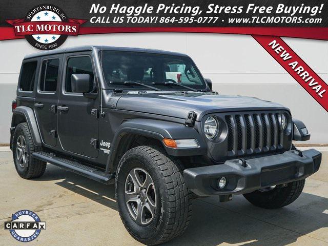 used 2018 Jeep Wrangler Unlimited car, priced at $21,000