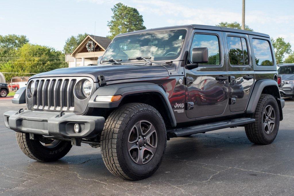 used 2018 Jeep Wrangler Unlimited car, priced at $18,472