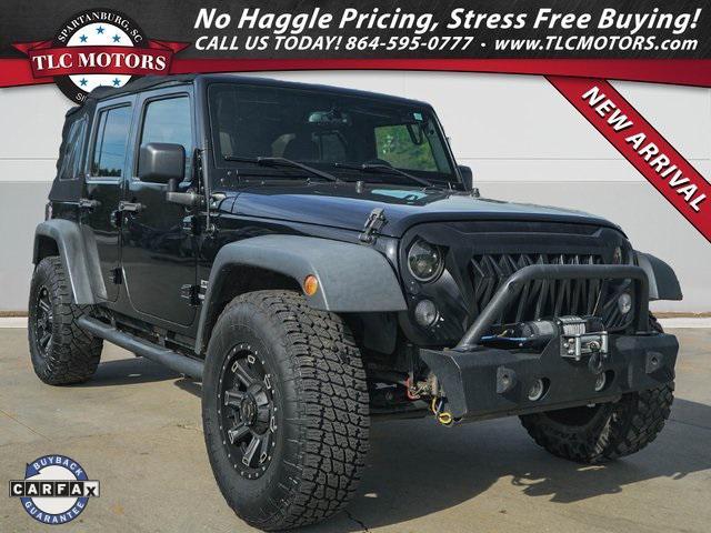 used 2015 Jeep Wrangler Unlimited car, priced at $18,500