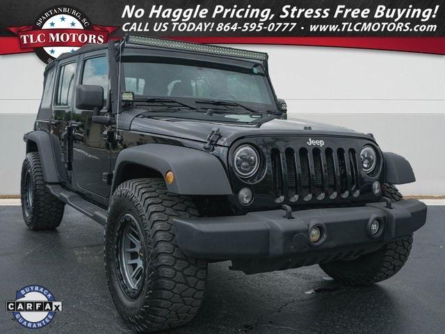 used 2018 Jeep Wrangler JK Unlimited car, priced at $20,000