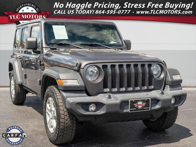 used 2021 Jeep Wrangler Unlimited car, priced at $23,500