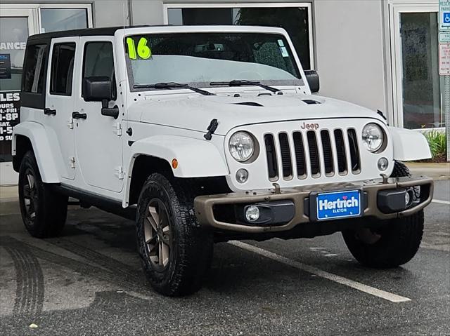 used 2016 Jeep Wrangler car, priced at $28,500