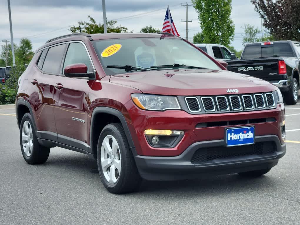 used 2021 Jeep Compass car, priced at $19,835