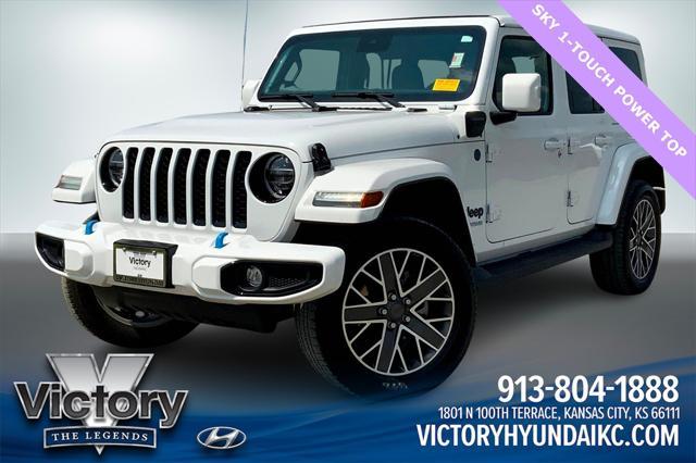used 2022 Jeep Wrangler Unlimited 4xe car, priced at $36,632