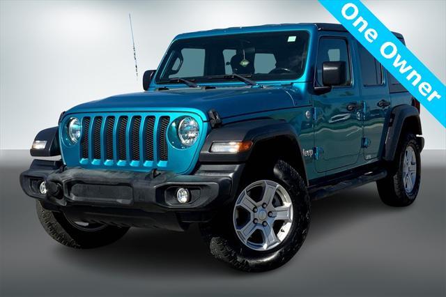 used 2020 Jeep Wrangler Unlimited car, priced at $22,701