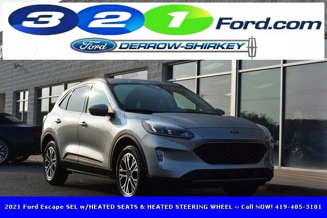 used 2021 Ford Escape car, priced at $21,860