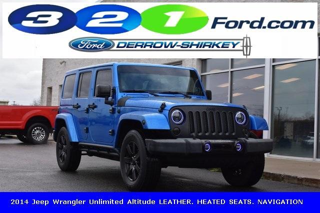 used 2014 Jeep Wrangler Unlimited car, priced at $20,600