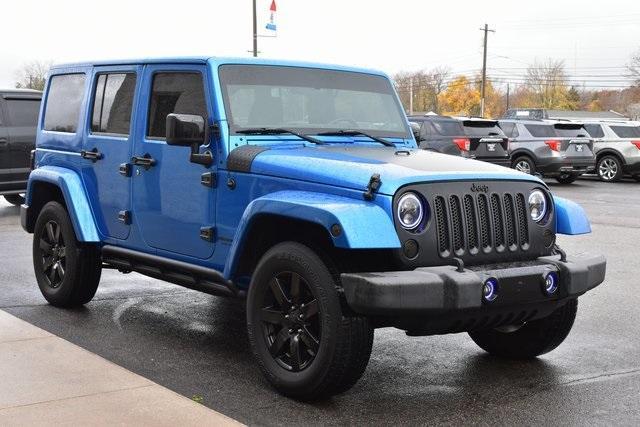 used 2014 Jeep Wrangler Unlimited car, priced at $19,996