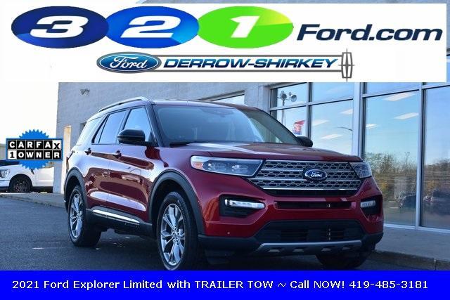 used 2021 Ford Explorer car, priced at $29,787