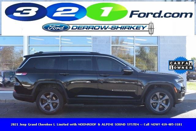 used 2021 Jeep Grand Cherokee L car, priced at $33,750