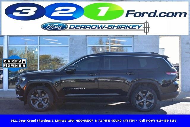 used 2021 Jeep Grand Cherokee L car, priced at $33,750