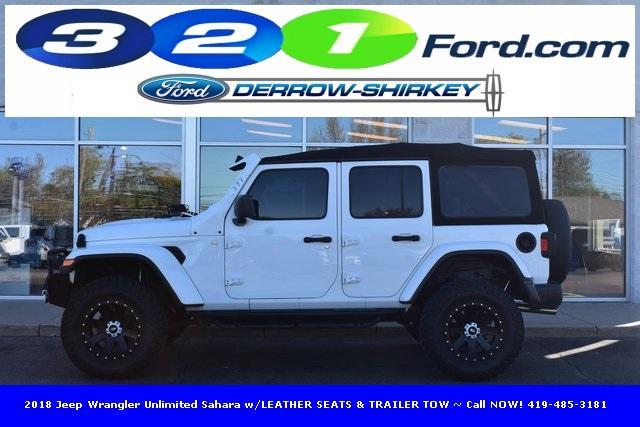 used 2018 Jeep Wrangler Unlimited car, priced at $27,733
