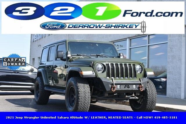 used 2021 Jeep Wrangler Unlimited car, priced at $36,949