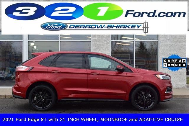 used 2021 Ford Edge car, priced at $29,996