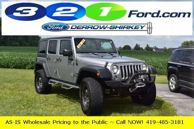 used 2014 Jeep Wrangler Unlimited car, priced at $15,896