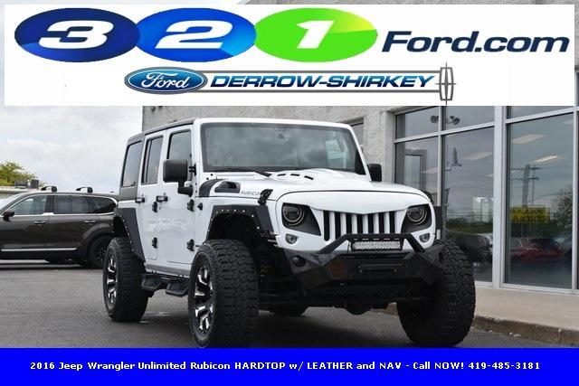 used 2016 Jeep Wrangler Unlimited car, priced at $27,151