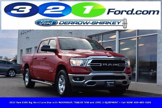 used 2022 Ram 1500 car, priced at $37,799