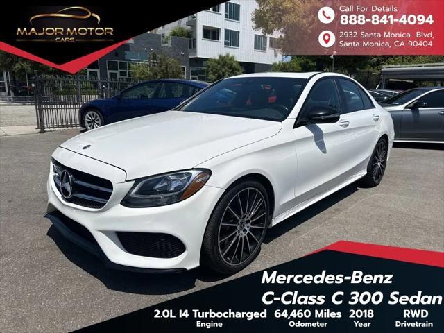 used 2018 Mercedes-Benz C-Class car, priced at $18,798