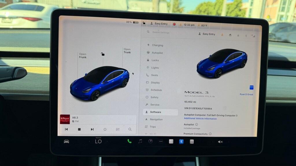 used 2020 Tesla Model 3 car, priced at $19,372