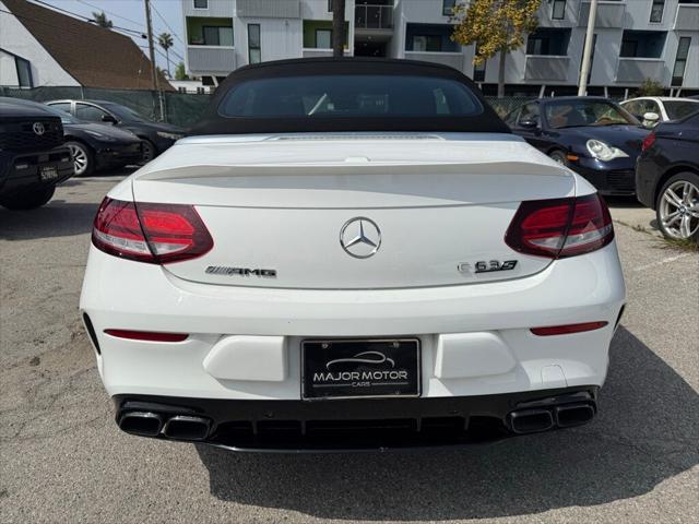 used 2020 Mercedes-Benz AMG C 63 car, priced at $55,999