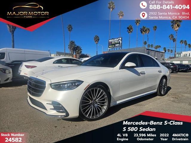 used 2022 Mercedes-Benz S-Class car, priced at $63,999