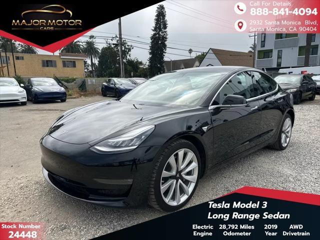 used 2019 Tesla Model 3 car, priced at $23,448