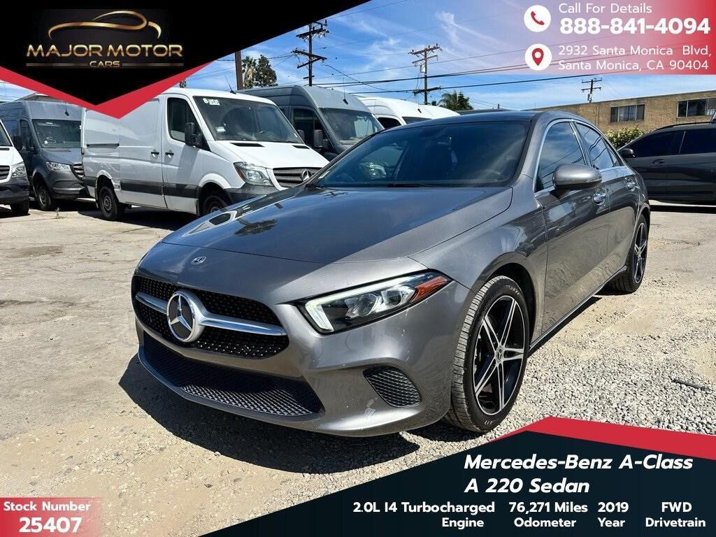 used 2019 Mercedes-Benz A-Class car, priced at $16,999