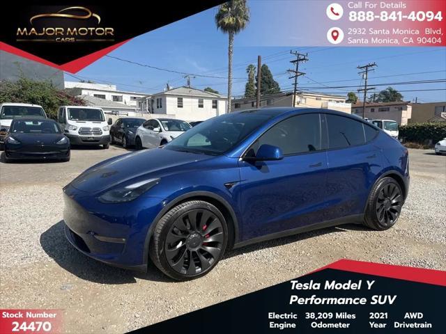 used 2021 Tesla Model Y car, priced at $29,488