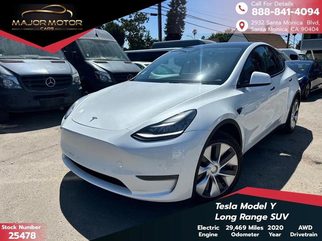 used 2020 Tesla Model Y car, priced at $26,858