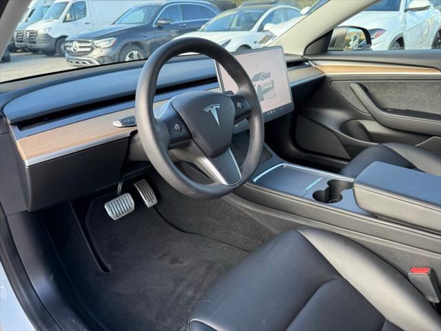 used 2022 Tesla Model 3 car, priced at $27,999