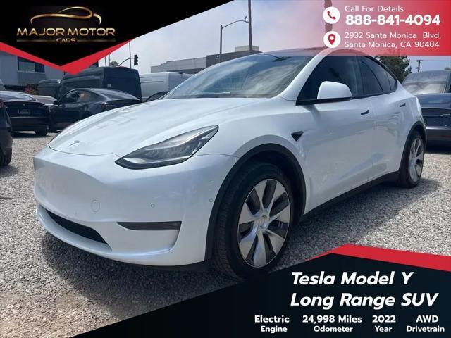 used 2022 Tesla Model Y car, priced at $32,888