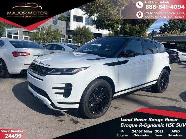 used 2021 Land Rover Range Rover Evoque car, priced at $32,999