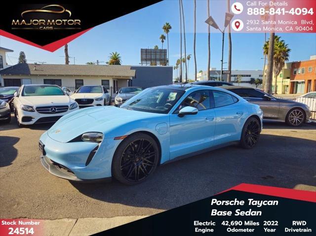 used 2022 Porsche Taycan car, priced at $54,997