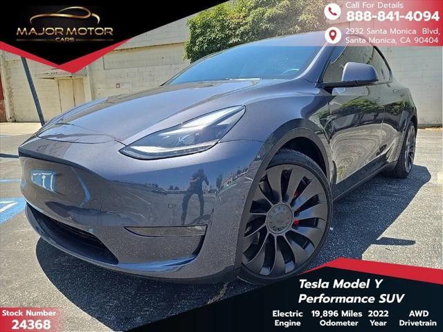 used 2022 Tesla Model Y car, priced at $35,794