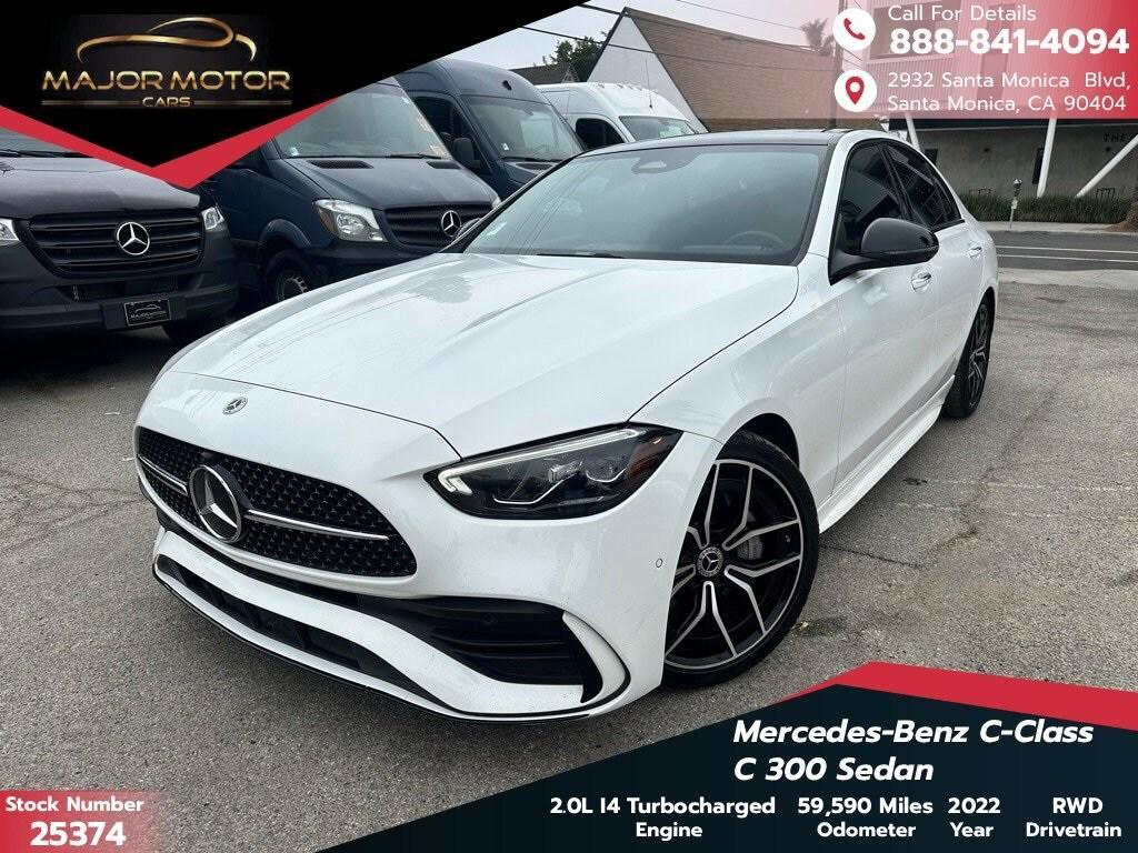 used 2022 Mercedes-Benz C-Class car, priced at $28,972