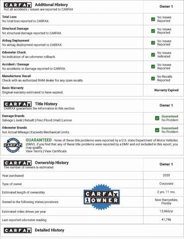 used 2021 Ram ProMaster 2500 car, priced at $29,999