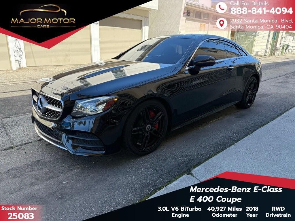 used 2018 Mercedes-Benz E-Class car, priced at $25,998