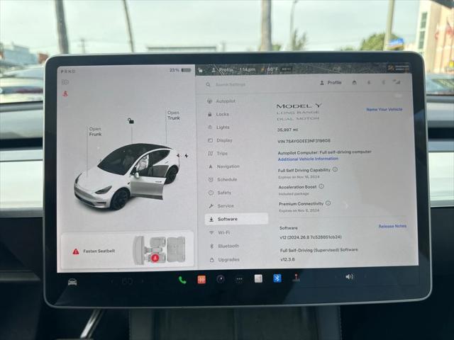 used 2022 Tesla Model Y car, priced at $31,888