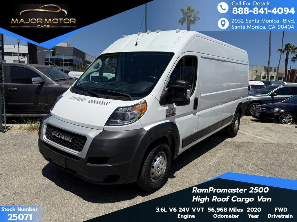 used 2020 Ram ProMaster 2500 car, priced at $22,981