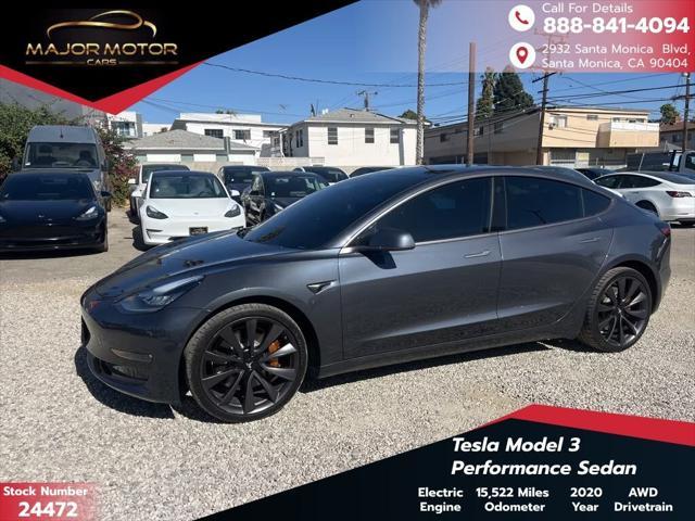 used 2020 Tesla Model 3 car, priced at $28,914