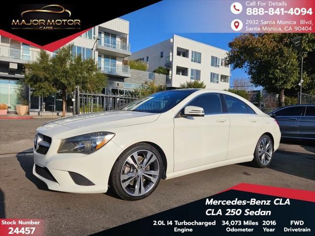 used 2016 Mercedes-Benz CLA-Class car, priced at $15,611