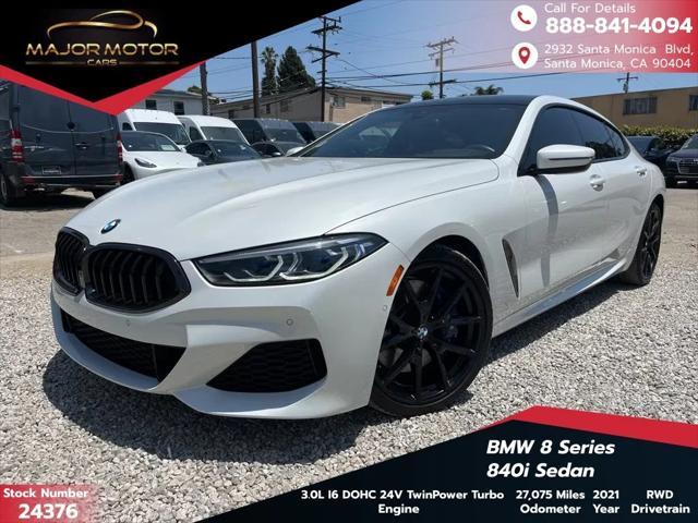 used 2021 BMW 840 Gran Coupe car, priced at $48,447