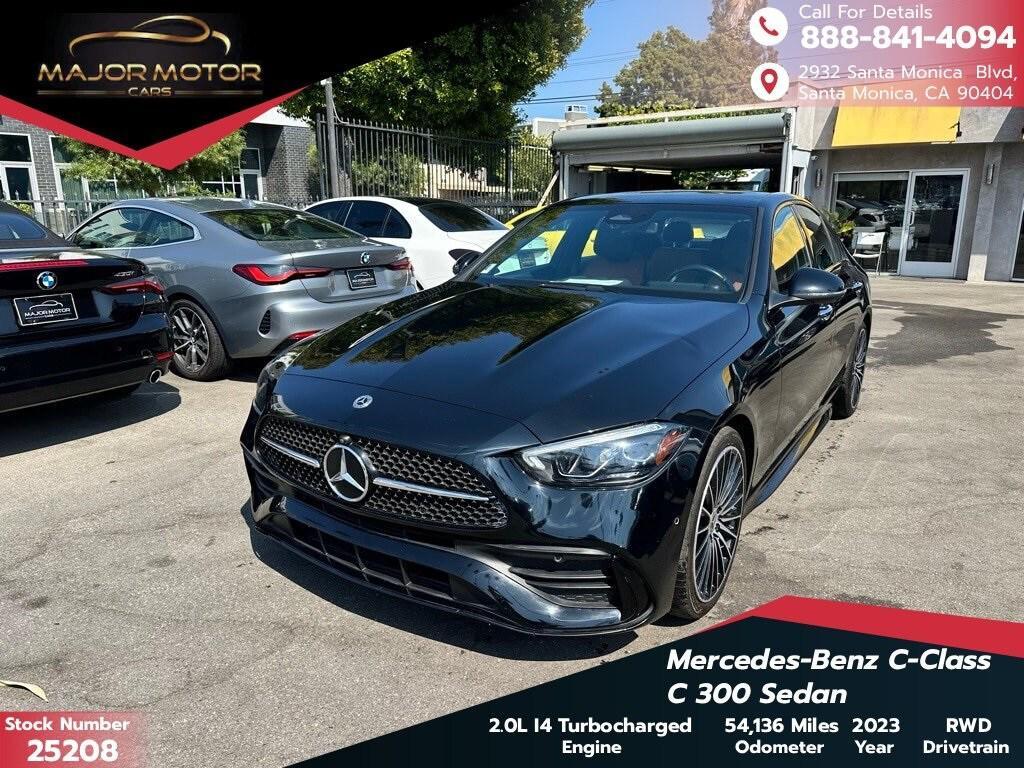used 2023 Mercedes-Benz C-Class car, priced at $28,999