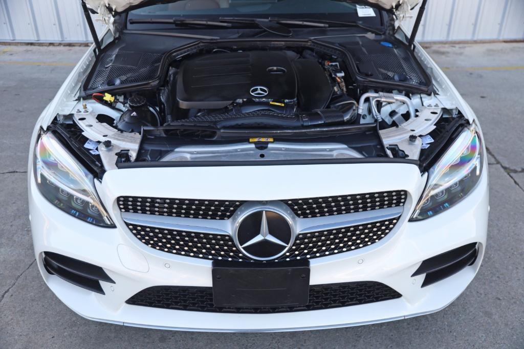 used 2021 Mercedes-Benz C-Class car, priced at $27,000