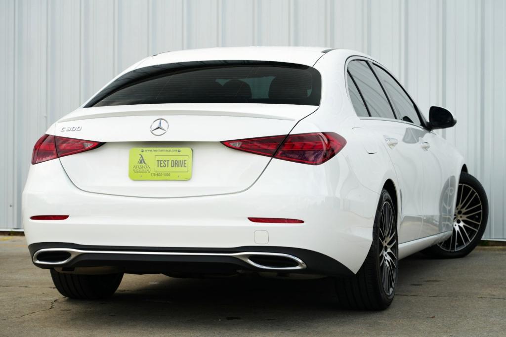used 2022 Mercedes-Benz C-Class car, priced at $28,000