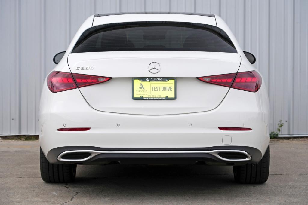 used 2022 Mercedes-Benz C-Class car, priced at $27,500