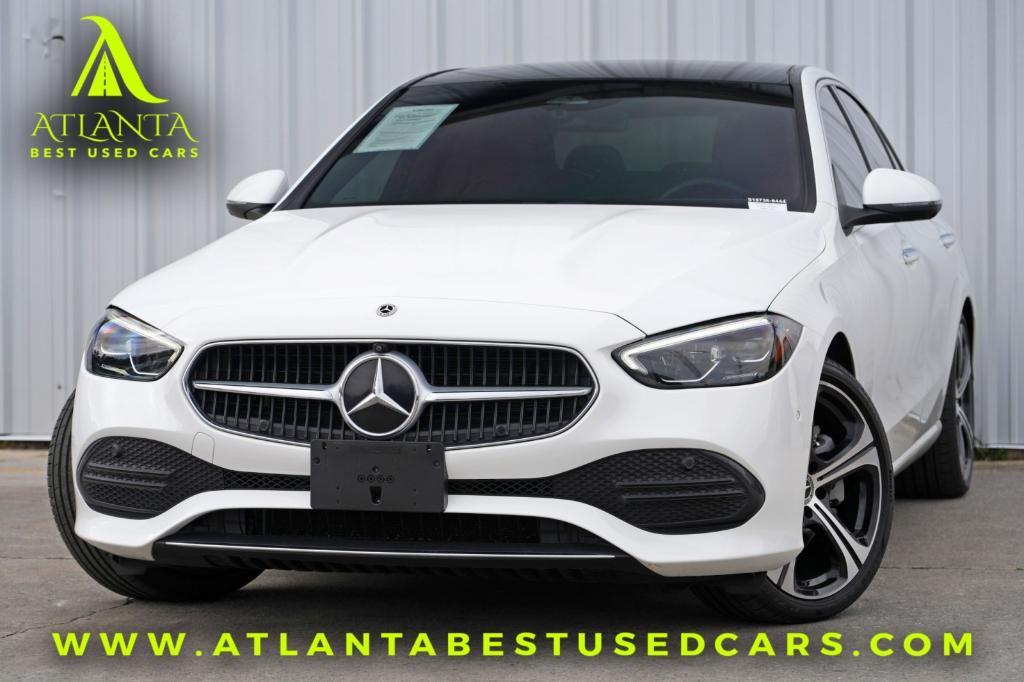 used 2022 Mercedes-Benz C-Class car, priced at $27,500