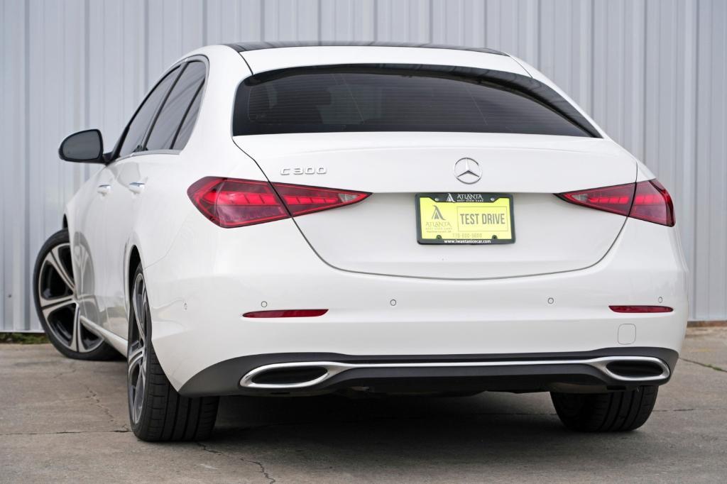 used 2022 Mercedes-Benz C-Class car, priced at $27,500