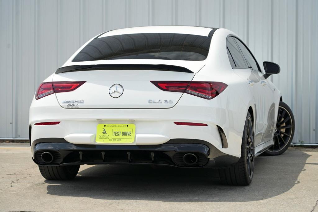 used 2021 Mercedes-Benz AMG CLA 35 car, priced at $26,500